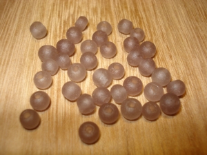 20 Purple Haze Recycled Glass Beads