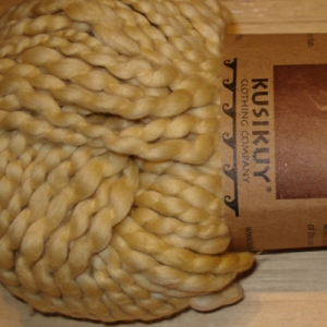 Burnt Creme Kusikuy Organic Cotton Yarn (Hand Spun Chunky)