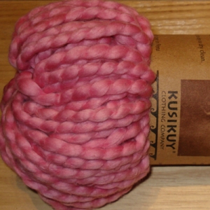Rich Pink Kusikuy Organic Cotton Yarn (Hand Spun Chunky)