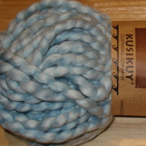 Sky Blue Kusikuy Organic Cotton Yarn (Hand Spun Chunky)