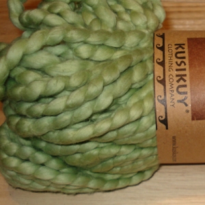 Spring Green Kusikuy Organic Cotton Yarn (Hand Spun Chunky)