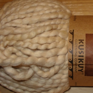 Light Mocha Kusikuy Organic Cotton Yarn (Hand Spun Chunky)