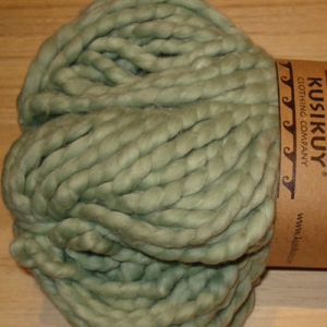 Seafoam Green Kusikuy Organic Cotton Yarn (Hand Spun Chunky)