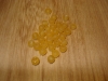 20 Gold Recycled Glass Beads