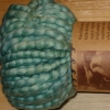 Deep Aqua Kusikuy Organic Cotton Yarn (Hand Spun Chunky)