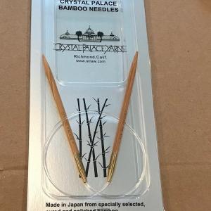 26" Crystal Palace Bamboo Knitting Needles, Circular Size 11-15