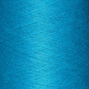Turquoise Teal Eco-Rainbow Organic Cotton Fine Lace Yarn