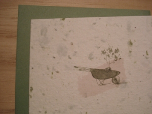 Grow-A-Note Baby Tree in a Wheelbarrow Card