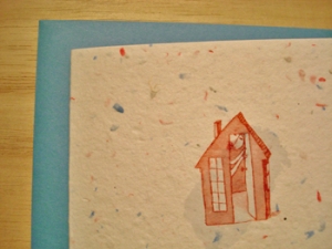 Grow-A-Note Little Red House Card
