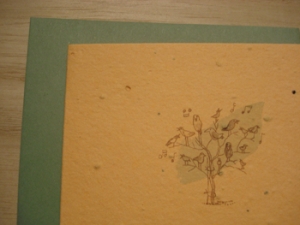 Grow-A-Note Songbirds in a Tree Card