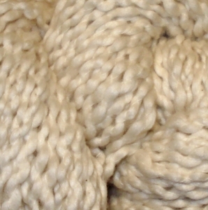 Marshmallow (Natural) Mariposa Hand Brushed Aran Organic Cotton Yarn (Cone)