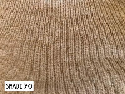 Peruvian GOTS Native Organic Cotton Color Grown Seashore 1x1 Rib Fabric