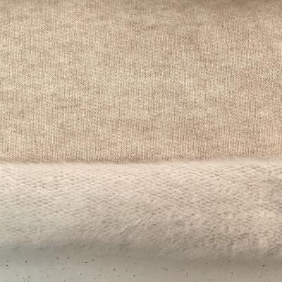 Peruvian GOTS Native Organic Cotton Color Grown Sandcloud/Winter Tanguis Hand Brushed Fleece Fabric