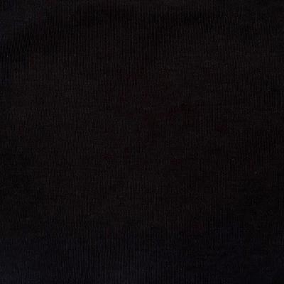 Peruvian GOTS Organic Pima Cotton Interlock Fabric (Black)