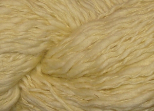 Banana Creme Andean Mist Pakucho Organic Cotton Flamme Worsted Yarn