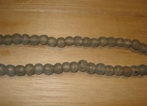 20 Soft Sky Artisan Small Recycled Glass Beads