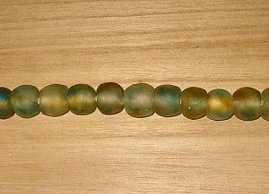 10 Aquarium  Artisan Large Recycled Glass Beads