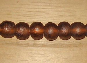 5 Deep Cafe Artisan Extra Large Recycled Glass Beads