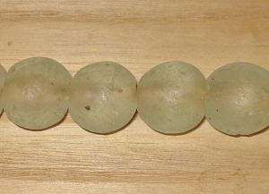 2 Ice Artisan Jumbo Recycled Glass Beads