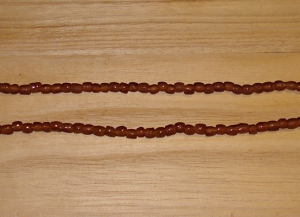 20 Rootbeer Artisan Tiny Recycled Glass Beads