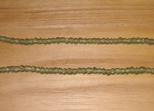 20 Soft Sea Glass Artisan Tiny Nesting Blossoms Recycled Glass Beads