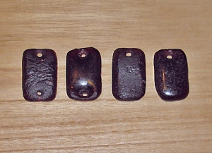 1 Deep Purple Artisan Recycled Glass Pendant