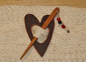 Eco Vintage/Antique Gemstone, Sterling, Tagua & Recycled Glass Embellishment for the Eco Shawl Pins