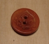 3/4" Cinnamon Leaf Motif Corozo (Tagua Nut) Button