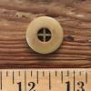 3/4" Fawn Round Corozo (Tagua Nut) Button