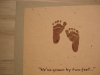 Grow-A-Note Baby Announcement Card