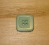 3/4" Light Aqua Corozo (Tagua Nut) Square Rim Button