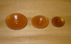 1 1/8" x 7/8" Cinnamon Corozo (Tagua Nut) Oval Saucer Button