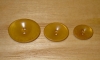 7/8" x 5/8" Soft Golden Tan Corozo (Tagua Nut) Oval Saucer Button